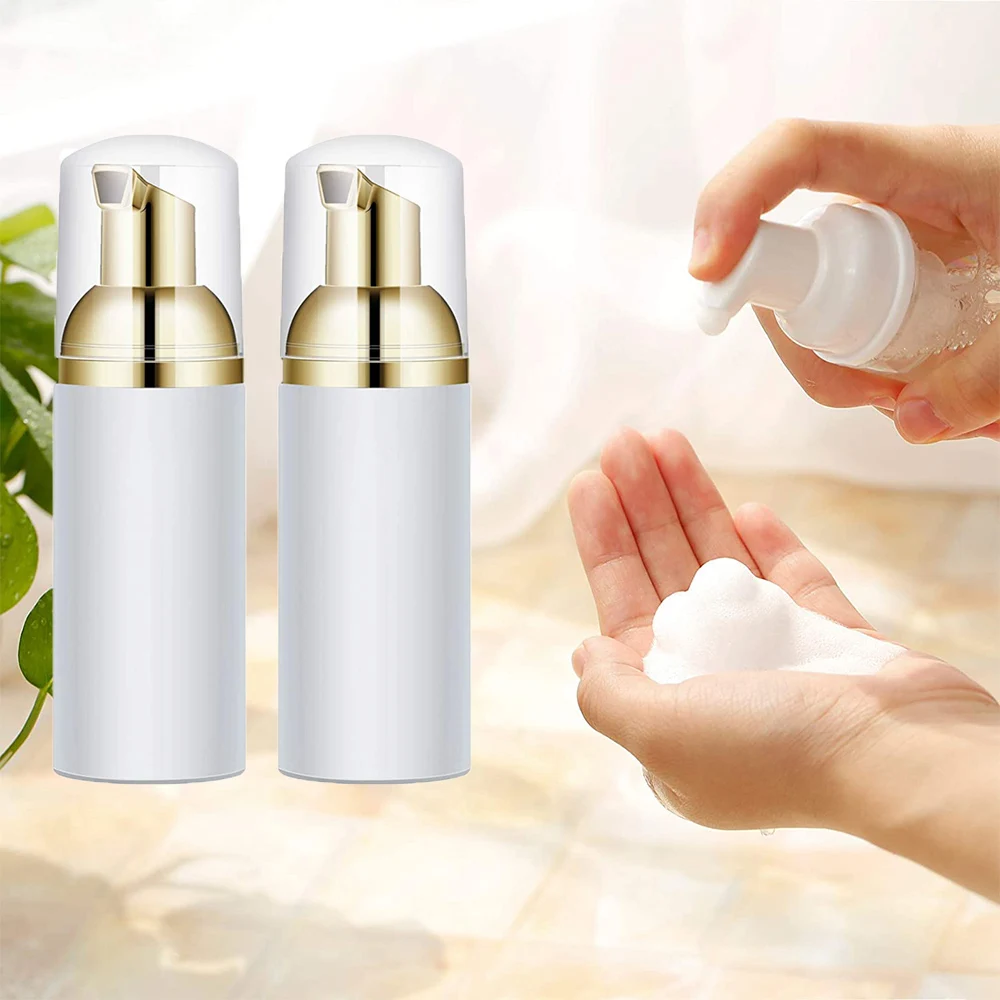 

6pcs/lot 1.7 Oz/50ML Foaming Soap Dispenser. Empty Plastic Foam Pump Bottles for Refillable Travel Hand Soap Foaming