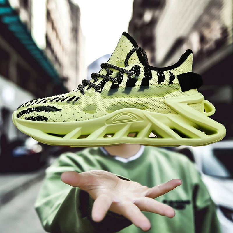 

Running Shoes Men Breathable Mesh Lightweight Sports Shoes Fashion Shock Absorption Walking Shoes Size 39-46