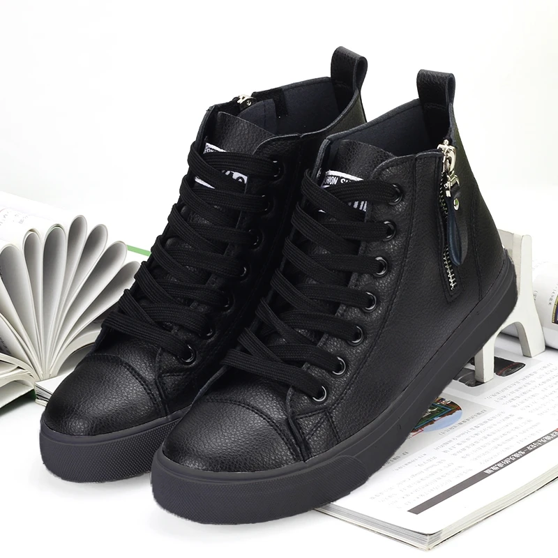 

Women Shoes Boots High-top Sneakers Spring Autumn Fashion Casual Loafers Woman Flats Skateboard Vulcanize Shoes Ladies Female