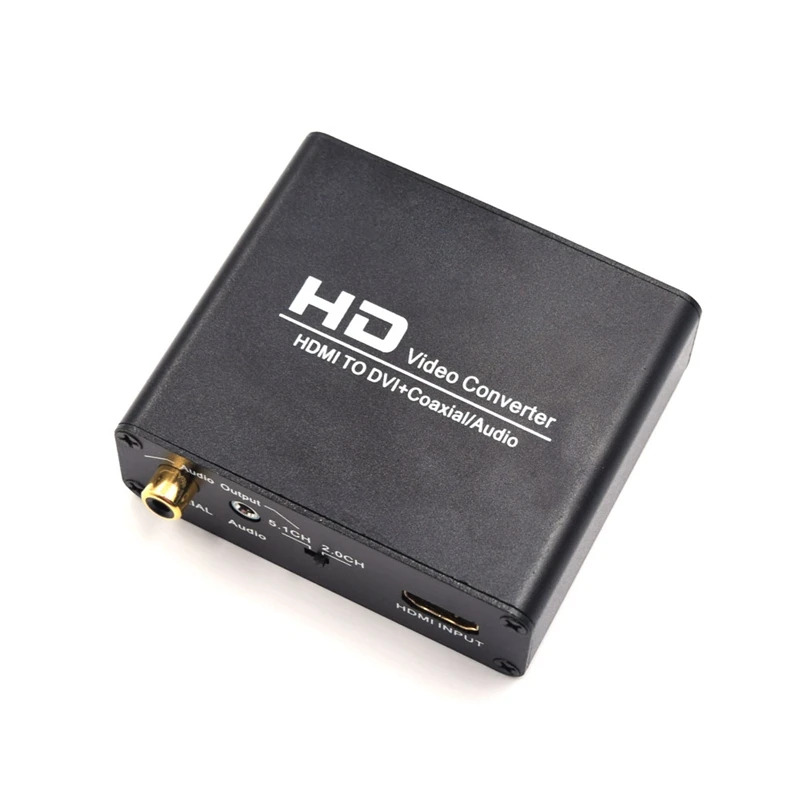1080P NK-X5 HDMI/DVI Video конвертер со звуком коаксиальный выход 3 5 мм Jack o коммутатор для
