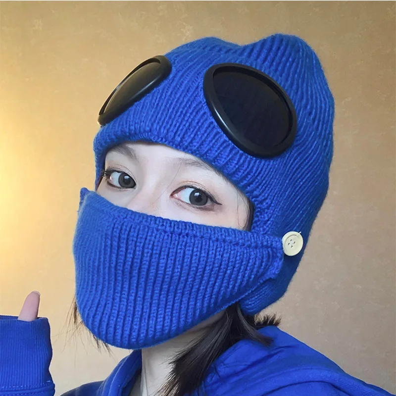 Зимняя Вязаная Шапка-бини для детей и взрослых | Аксессуары одежды