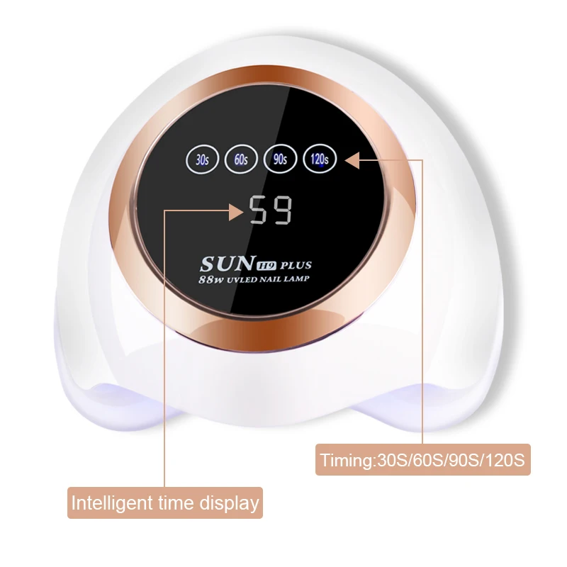 

SUN H9 Plus Max 80W LED Nail Lamp 30Leds UV Lamp light For Nails With LCD Display Manicure Drying Gel Polish Nail Art Tools