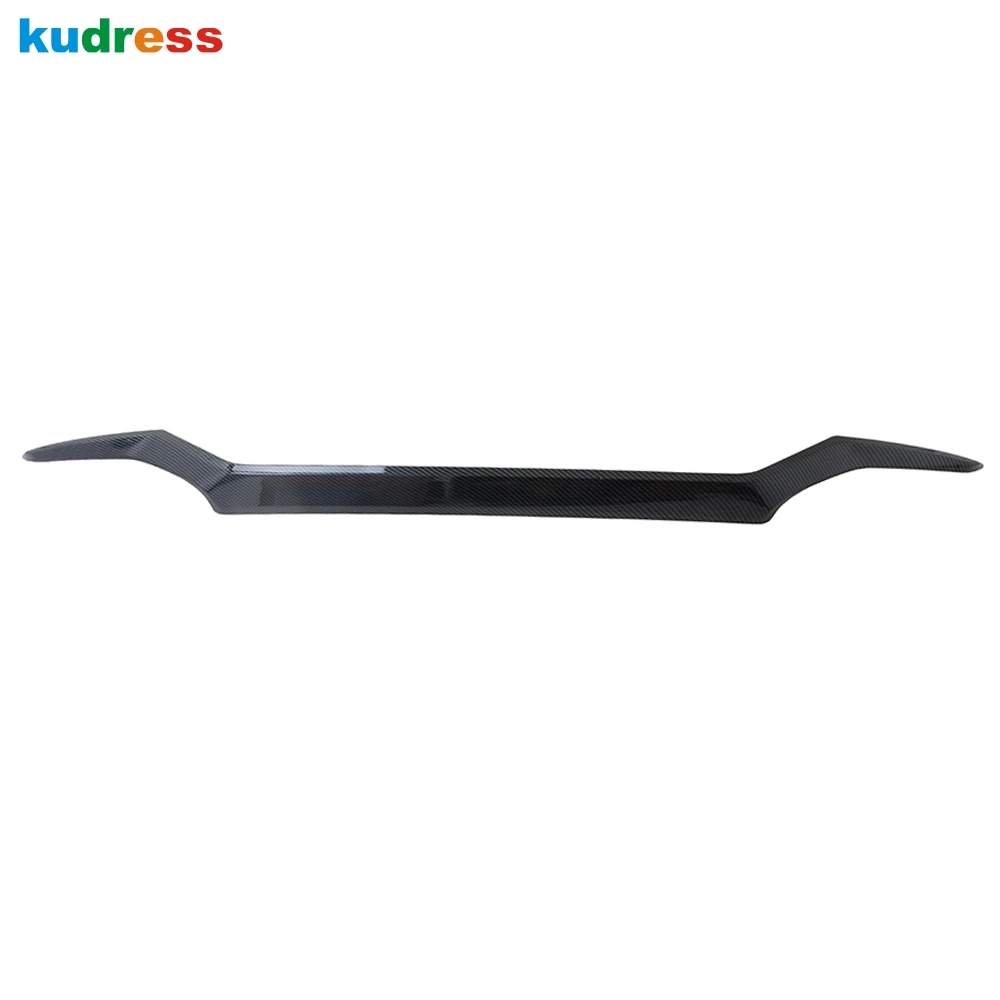 Накладка на заднюю крышку багажника Toyota RAV4 RAV 4 2019 2020 2021 карбоновая рамка