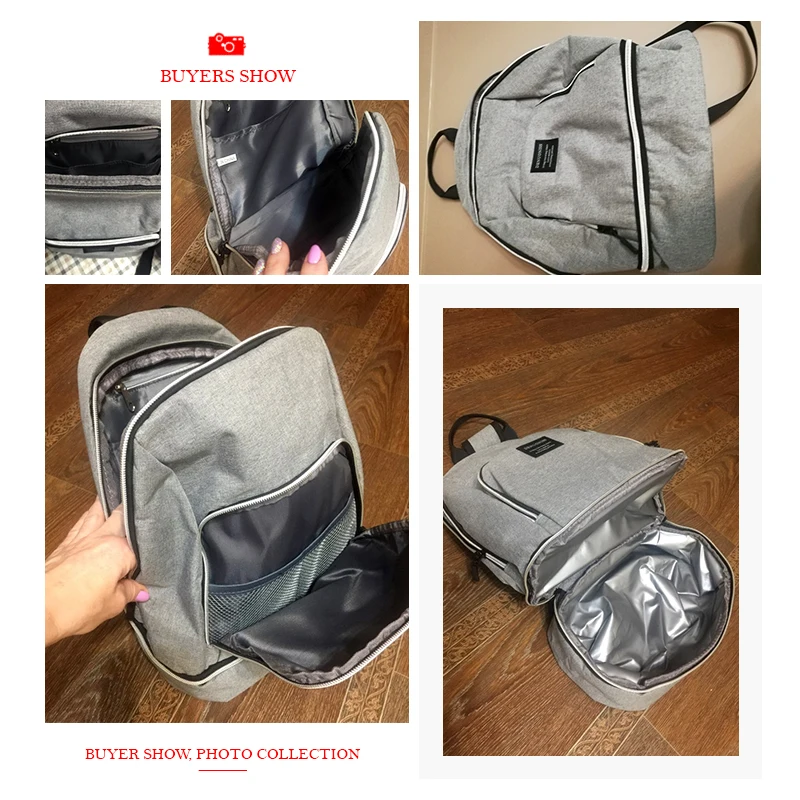 

Double Layer Insulated Thermal Cooler Bag Picnic Food Drink Lunch Box Women Men Bento Fresh Keeping Container Accessories Case