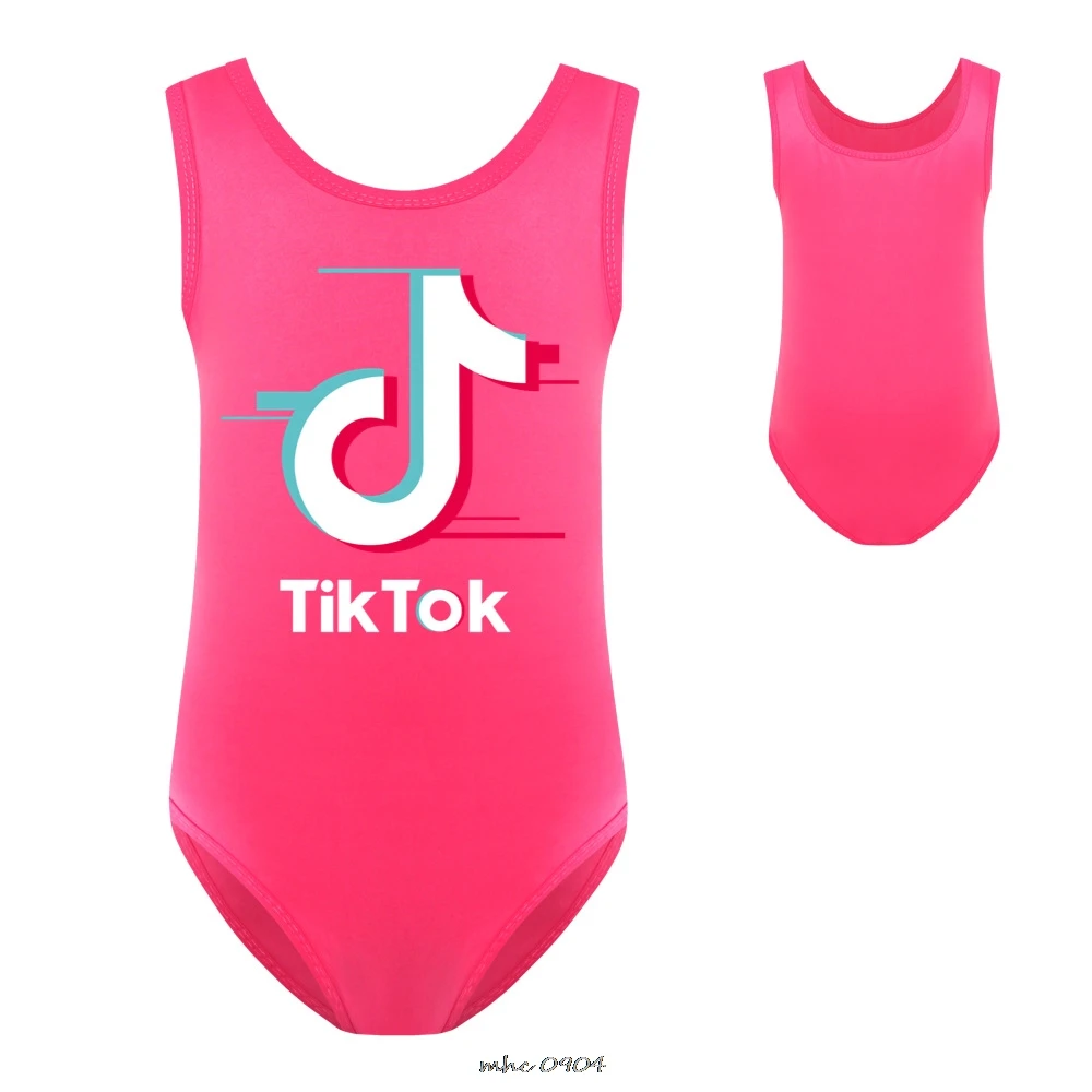 Слитный купальник для девочек купальник-бикини Tik Tok пляжная одежда 2021 | Детская и