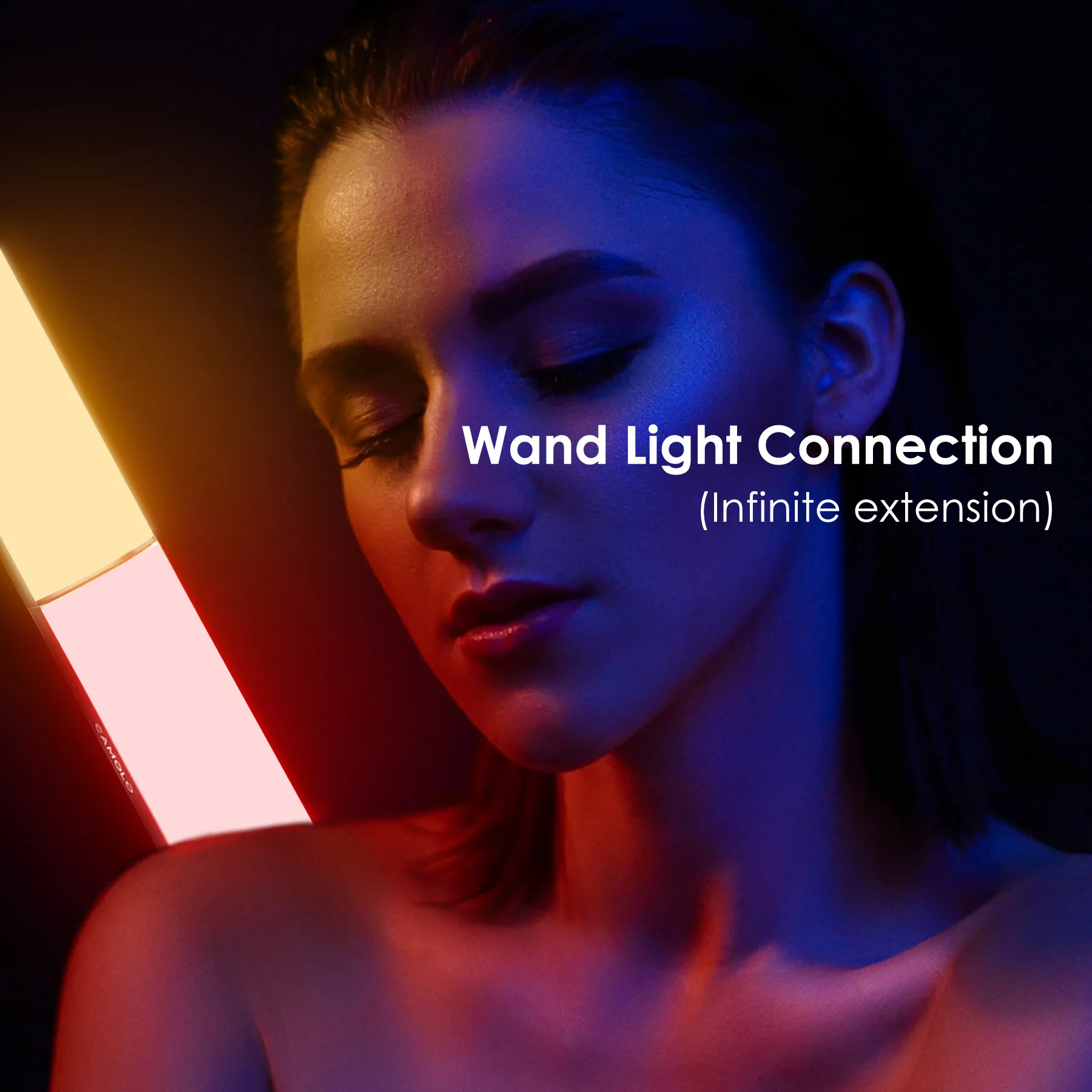Светодиодная Rgb-лампа для видеосъемки CAMOLO компактная Магнитная трубка