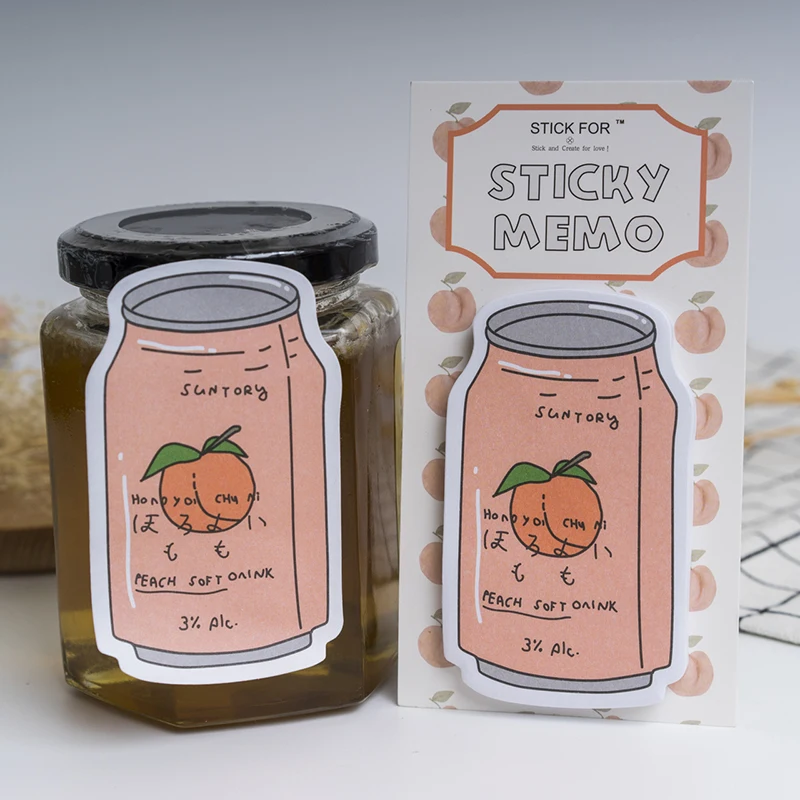 Kawaii sticky notes клубника планировщик наклейки блокнот Страница Блокнот офисное