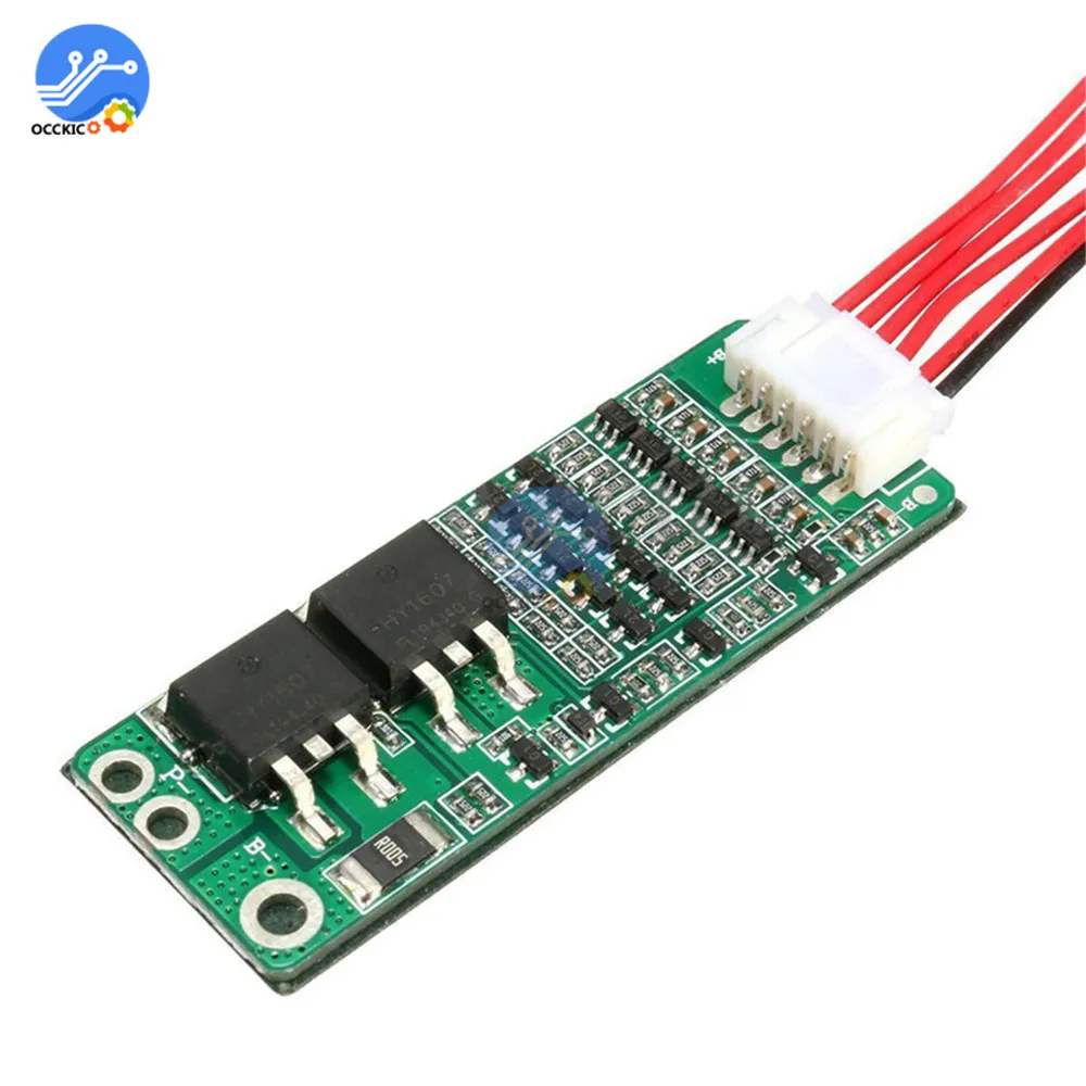 5S 15A 18V 21V 18650 Защитная печатная плата BMS PCB с проводом для шуруповерта|Аксессуары