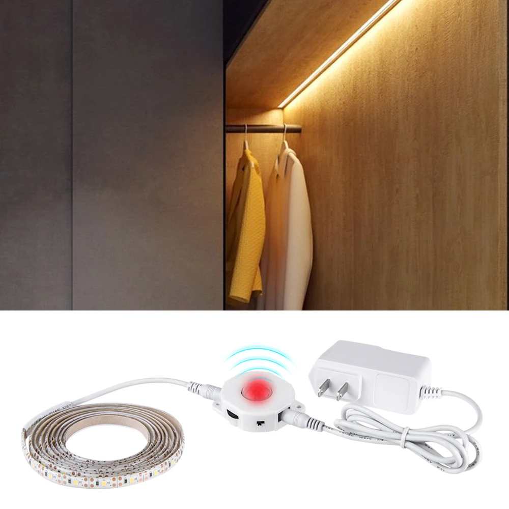Светодиодная лента с пассивным инфракрасным датчиком движения для шкафа