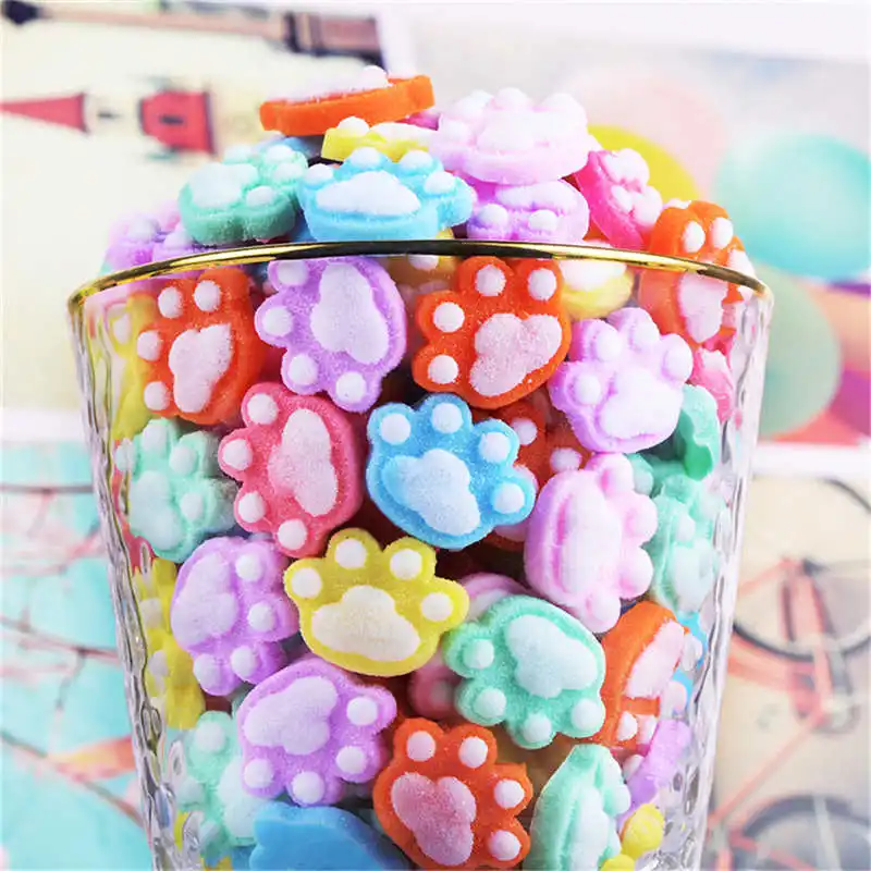 

Julie Wang 20 шт полимерная лапа для домашних животных с принтом «конфеты» амулеты Искусственные пищевые Случайные Смешанные Подвески Аксессуар...