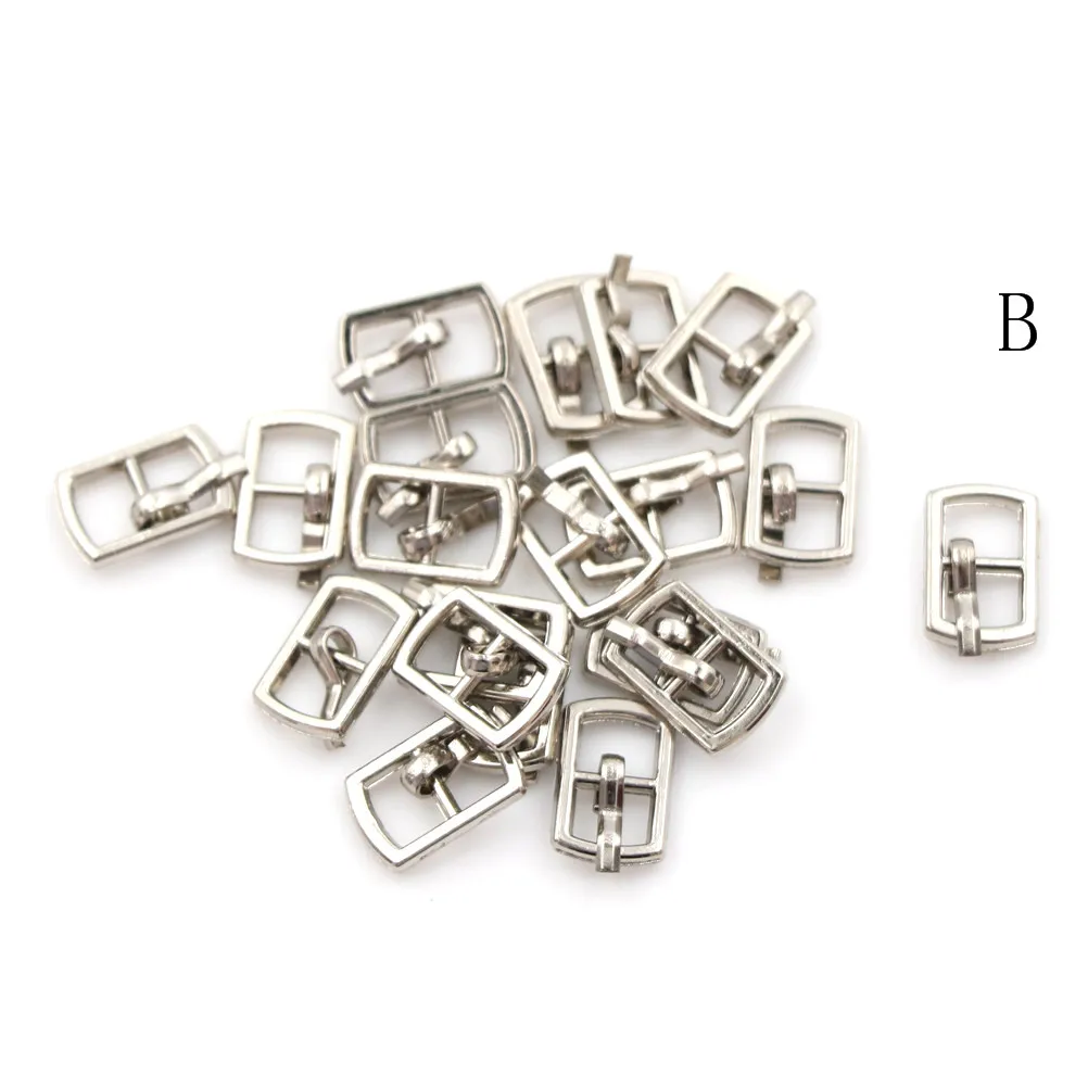 

10PCS Mini Buckle For Dolls Clothing Adjustable Accessories 4.5mm DIY Patchwork Buckle Handmade Sewing