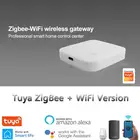Tuya Smart Zigbee Wi-Fi Шлюз Zigbee мост умный дом Zigbee Wi-Fi Шлюз концентратора Дистанционное Управление через приложение Smart Life через Alexa Google