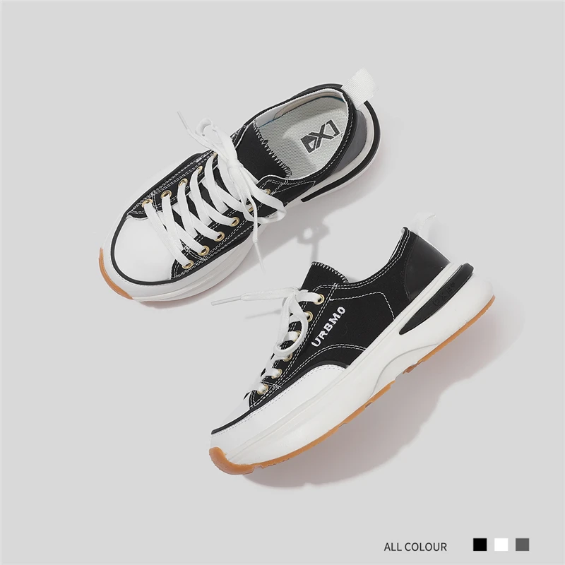 

2021 White Platform Sneakers Women's Shoes Casual Ladies Autumn Lace Up Sports Shoes Chunky Thick Sole Woman Vulcanize Shoes New