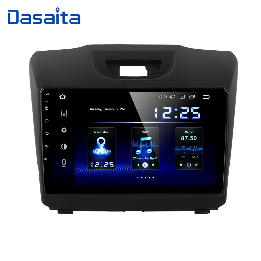 Dasaita Android 10 TDA7850 1 din для Isuzu автомобильное радио D MAX 9 &quotIPS сенсорный экран 1080P видео