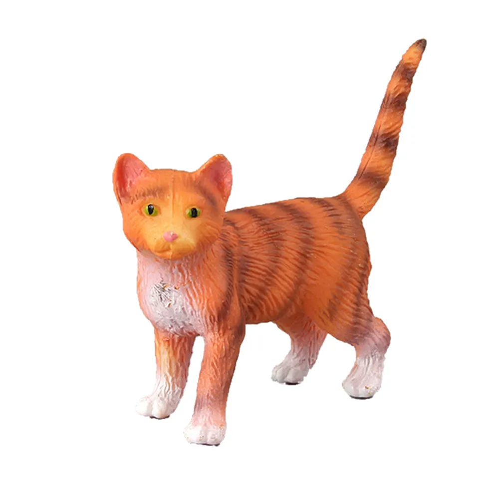 

1PCS Cute Cat Animal Model Toy Figurine Model Ornament Toys Creative Individuality Handicraft Ornaments Dashboard Balcony Decora