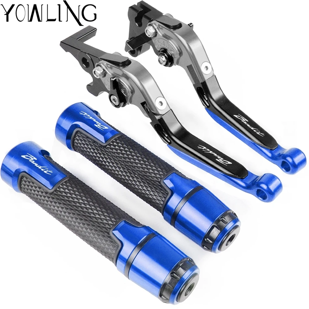 

Motorcycle Accessories Brake Clutch Levers Handlebar Hand Grips ends For SUZUKI GSF 600S BANDIT GSF600S 1995 1996 1997 1998 1999