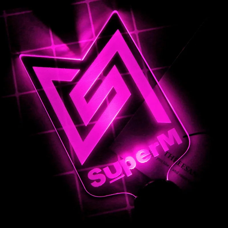 [MYKPOP]SuperM освещение концертов вентиляторы с поддержкой Lightstick KPOP коллекция