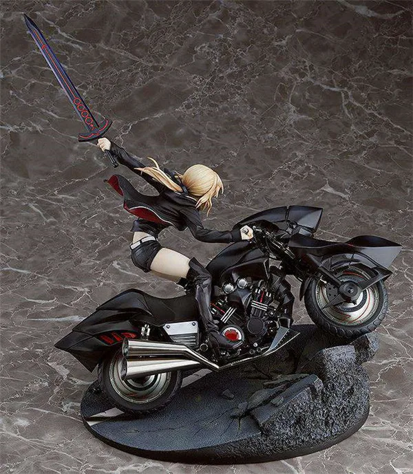 Аниме Fate Grand Order ПВХ фигурка Aaber Alter Altria Pendragon с мотоциклом 1/8 масштаб окрашенная