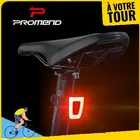 Светильник велосипедный задний с зарядкой от USB, 3 режима работы