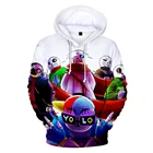 Толстовка мужскаямужская с длинным рукавом, популярный свитшот с рисунком игры Undertale, забавная кавайная уличная одежда, худи с 3D принтом