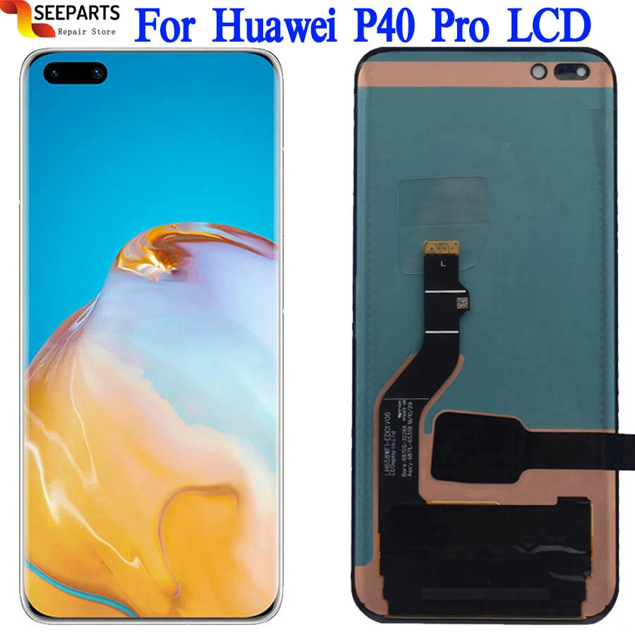 Оригинальный сенсорный экран 6 58 &quotOLED для HUAWEI P40 Pro LCD P40Pro дигитайзер дисплей