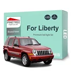 Комплект светодиодного внутреннего освещения для Jeep Liberty 2002-2013, светодиодные лампы, внутренняя карта, купол, Canbus, без ошибок