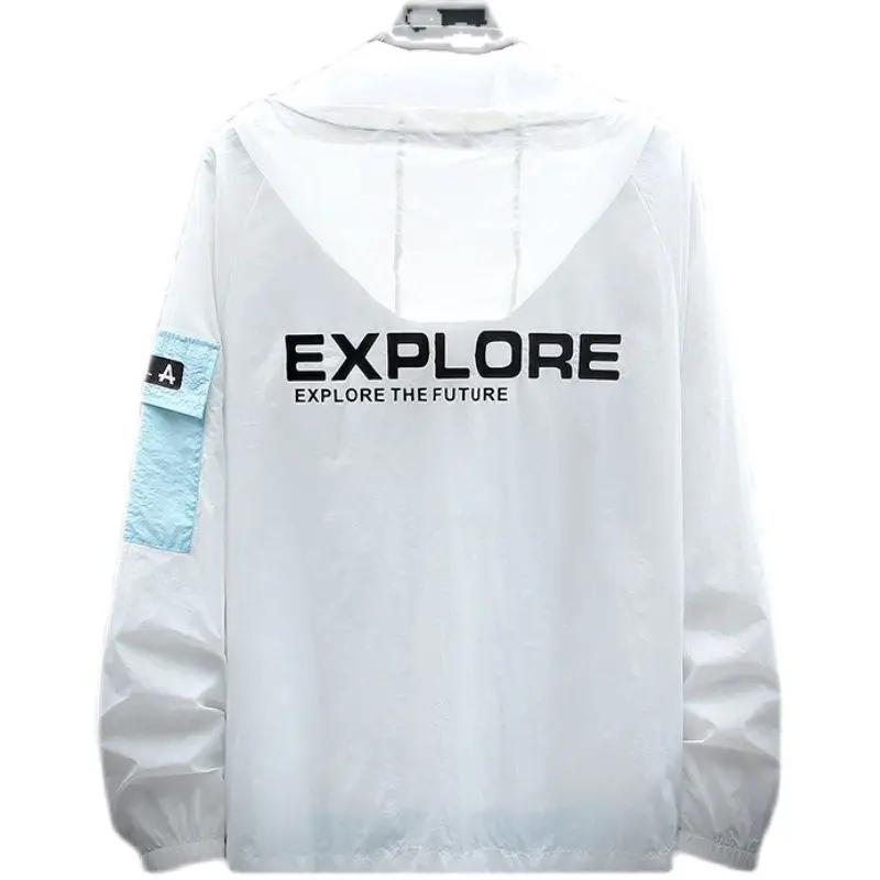 

2021 summer Hong Kong style mainly promote sunscreen clothing, men's breathable loose lovers jacket, beach clothes