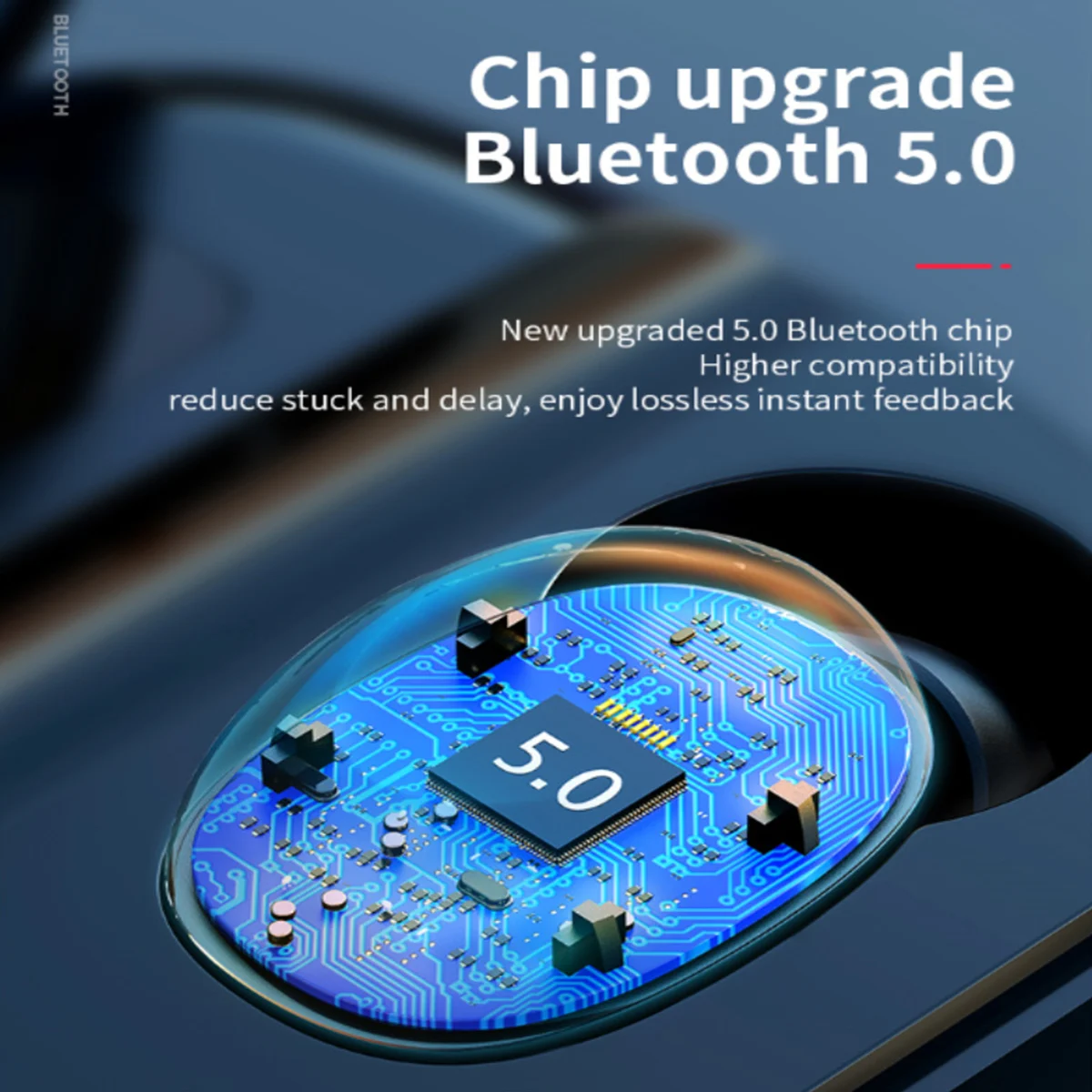 

3500 Wireless Headphones with Microphones TWS Earphone Bluetooth 5.1 IPX5 Waterproof Noise Cancelling Bluetooth Headset Charge