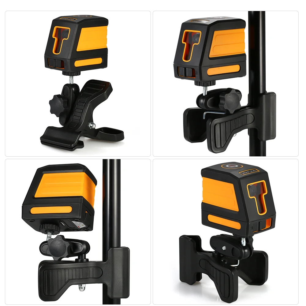 Лазерный уровень самонивелирующийся горизонтальный и вертикальный 2 поперечные