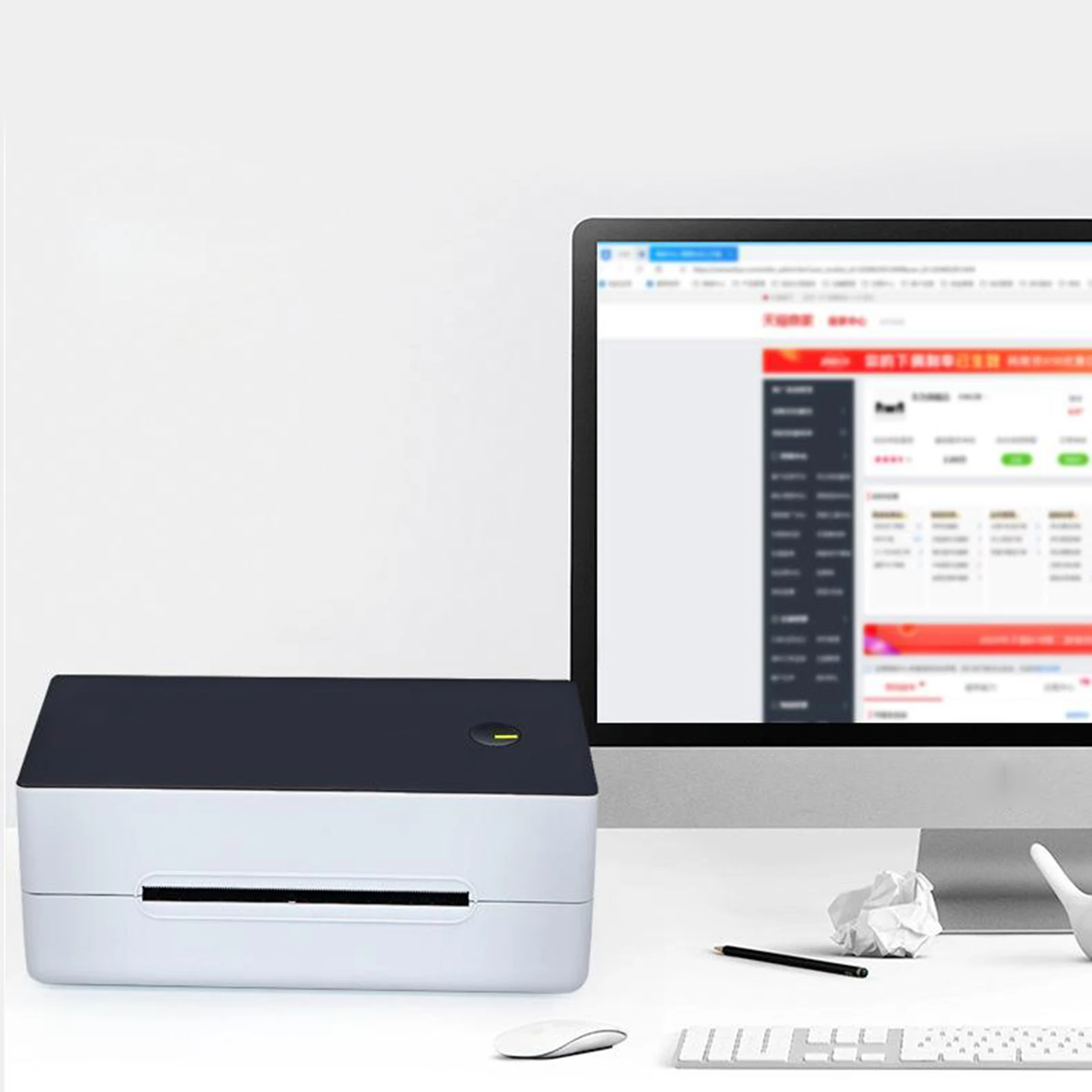 Принтер для этикеток термопринтер высокоскоростной USB-принтер печати