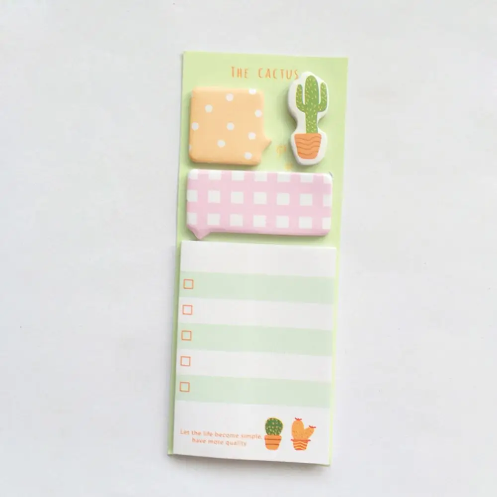 Модные милые наклейки в виде кактуса стикеры для скрапбукинга канцелярские