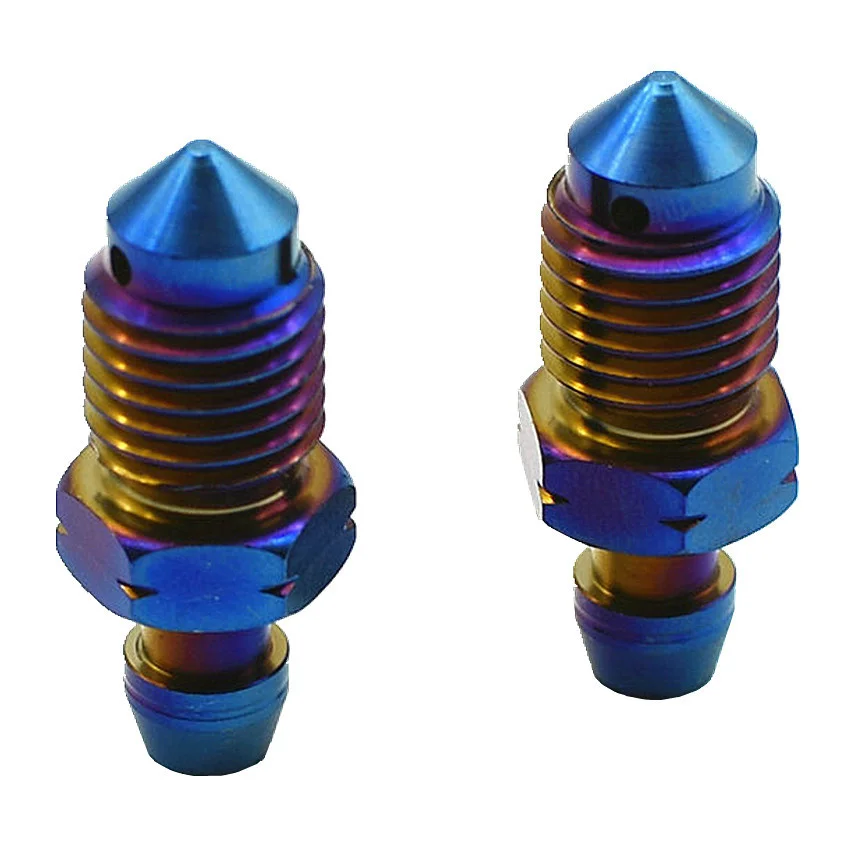 

Titanium Bolt M8 M10 Motorcycle Calipers Tubing Titanium Oil Release Motor Ti/Burned Blue Color Ti Bolts Ti Screws Ti Fasteners