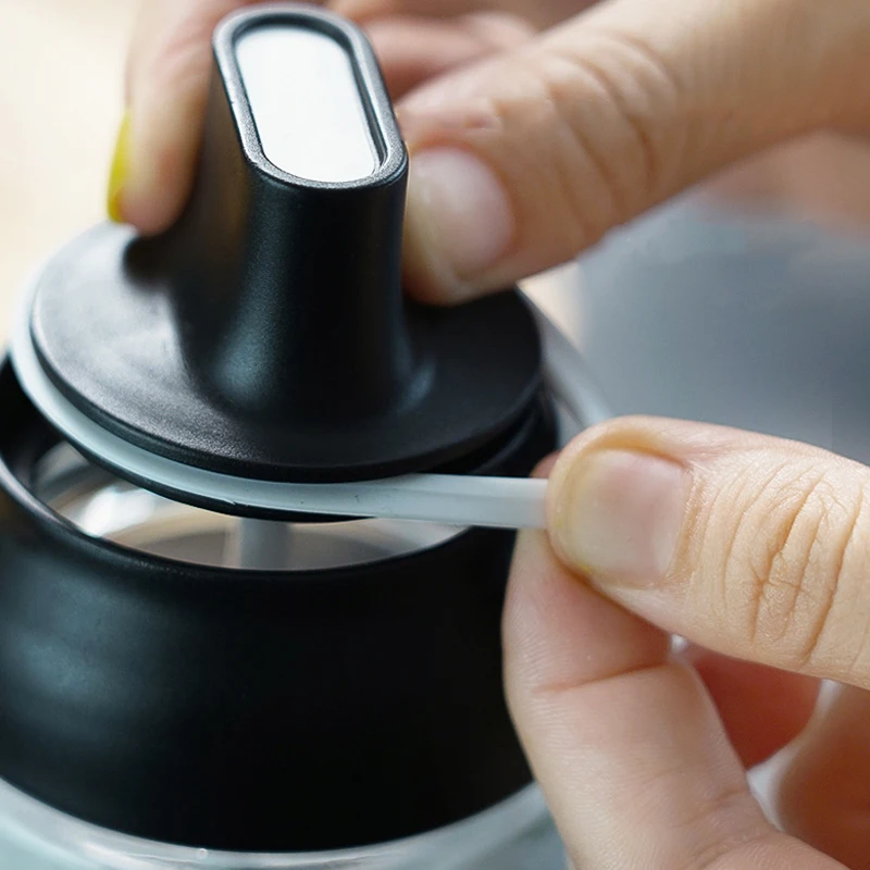 Кухонный стеклянный органайзер для специй бутылка приготовления приправ