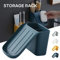 punch free drain rack wall climb soap box with suction cup reusable plastic container for kitchen bathroom xh8z