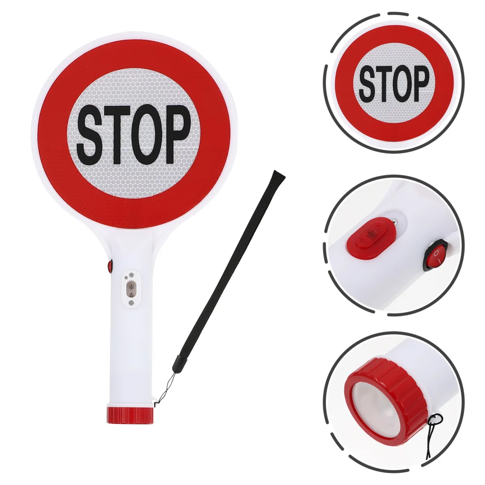 

1pc Rechargeable Sign Board Useful LED Traffic Sign Premium Warning Sign Light