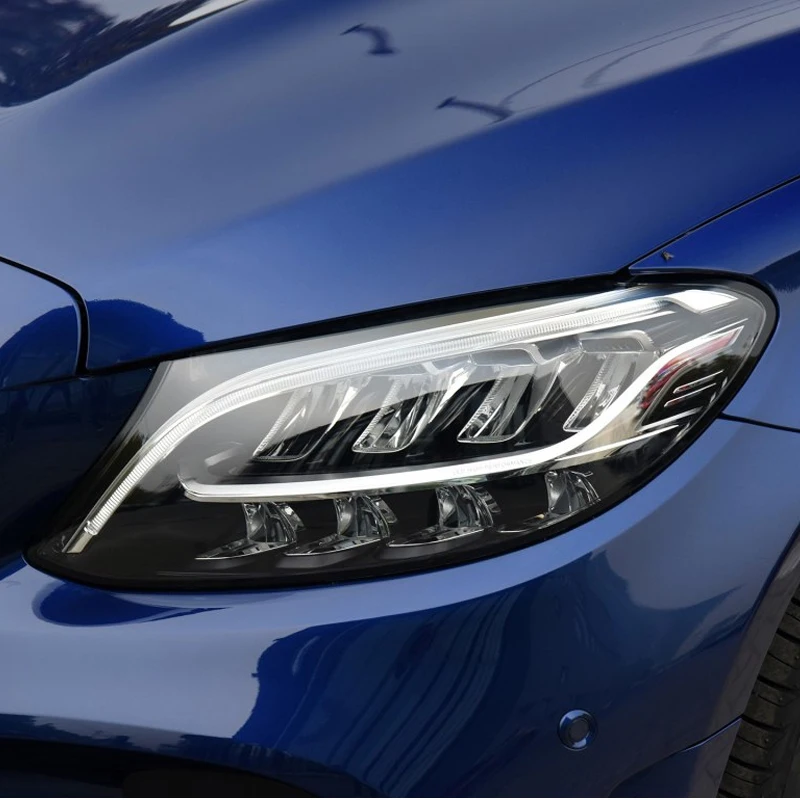 

For 2019 2020 Mercedes Benz W205 C180 C200 C260L C280 C300 Lampshades Headlamps Transparent Lampshade Headlight Shell