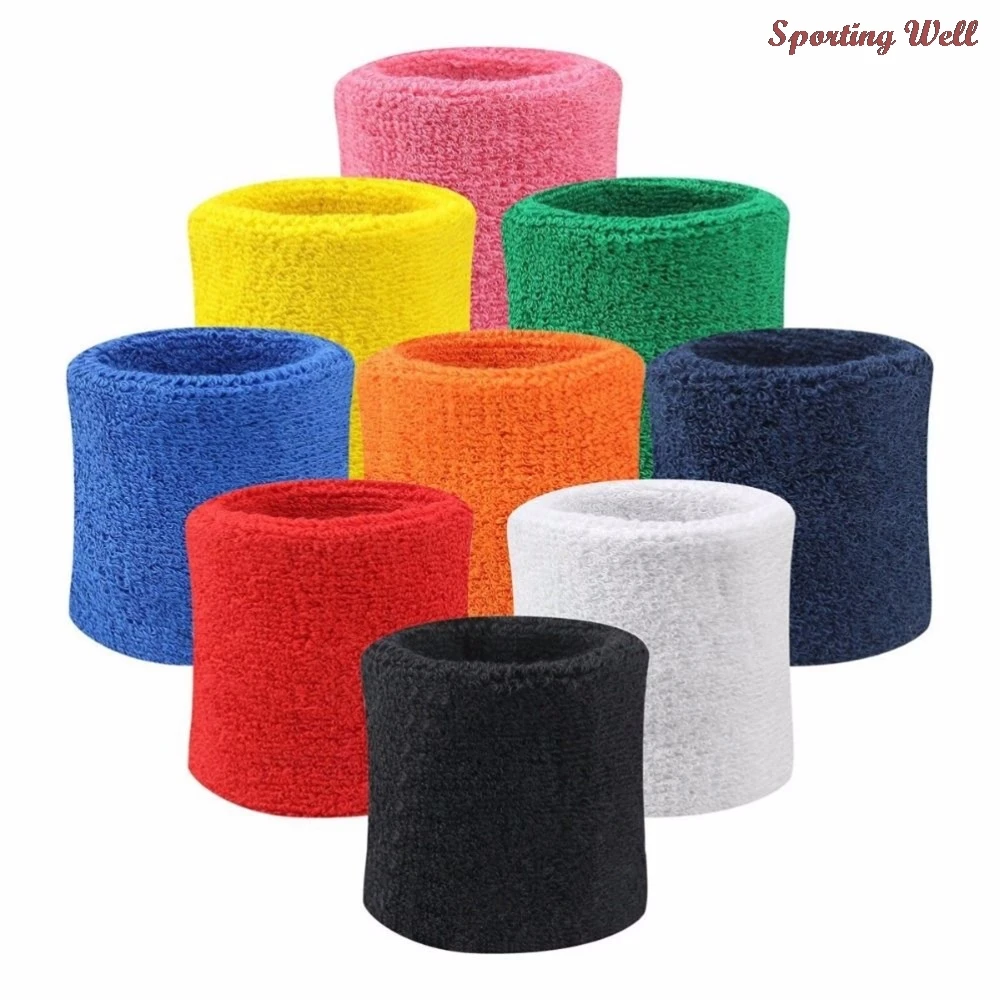 

11 Цвета 1 парой браслетов спортивные легко сушить дышащие наручные спортивный напульсник защита для игры в теннис баскетбол Сквош для игры ...