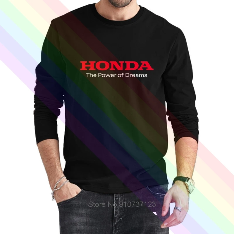 Классическая футболка с логотипом Honda Cars The Power Of Dreams новинка 2021 летняя мужская
