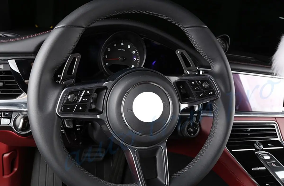 Автомобильный PDK Shift Paddle Shifter расширение рулевого колеса подходит для Porsche 911 718 991 Macan Panamera Cayenne аксессуары