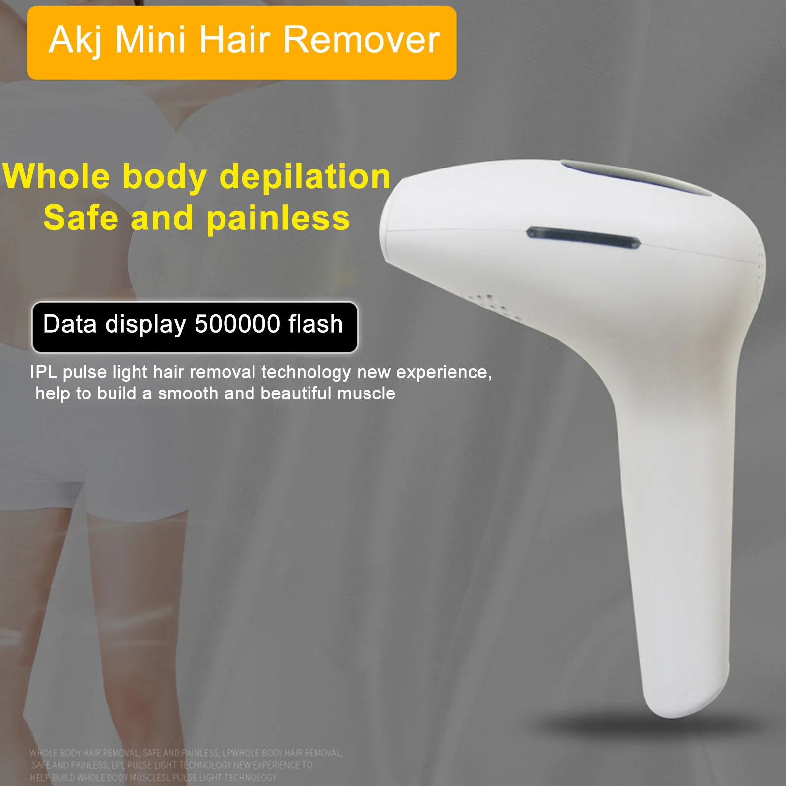 

Система удаления волос для женщин и мужчин MXG IPL-безболезненное и постоянное удаление лица и тела