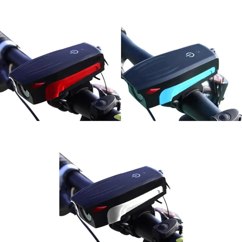

Bicycle Highlight Touch Horn Lights USB Rechargeable LED Safety Lamp Waterproof Easy to Install for Road Mountain Bike