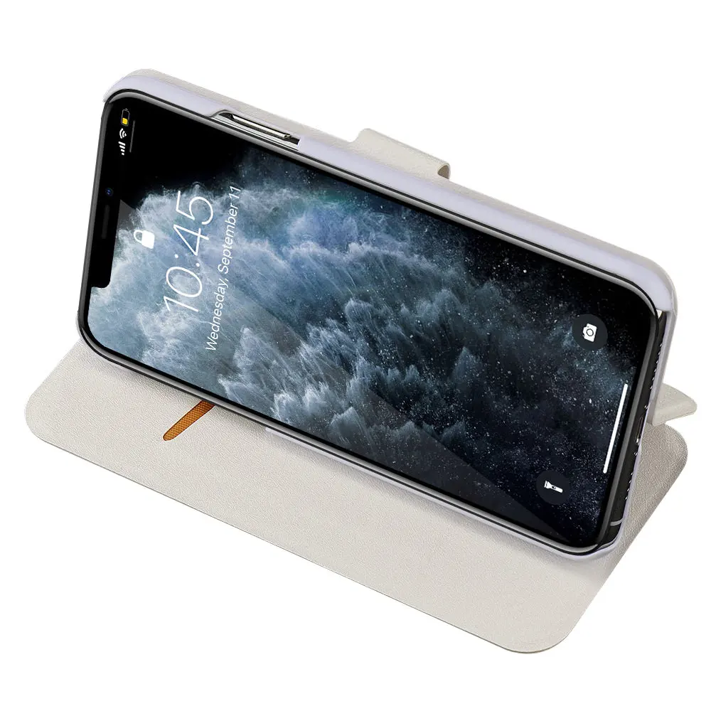 Роскошный блестящий кожаный чехол для IPhone 11 Pro Max X Xr Xs 7 8 6 S 5 5s SE2020 12 Mini Flip Wallet Card Holder