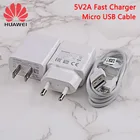 Сетевое зарядное USB-устройство Huawei, 5 Вт, кабель Micro USB, вилка EU, US