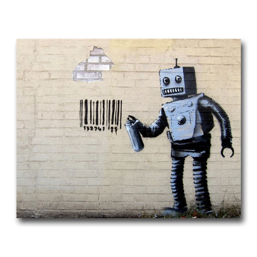 Девушки и воздушные шары от banksy на стену художественный Декор холст живопись каллиграфия плакат печать декоративная картина гостиная домашний декор - Цвет: BCBWH000127