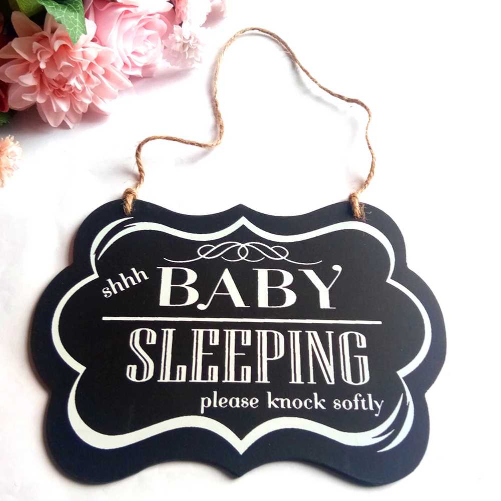 Винтажная подвесная табличка с английскими буквами для детской комнаты знак сна