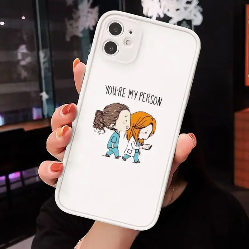 

Medicine Doctor Nurse Phone Cases Matte transparent For White iPhone 12 Mini 11 Pro XR XS Max 7 8 Plus X Back Cover