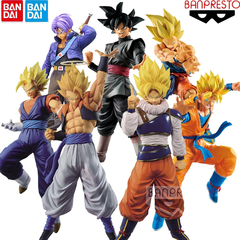 

Bandai Original Z Dragon Ball Son Goku Gogeta Son Goku Son Gohan Torankusu Anime Figures Action Figure Kids Gift Model Toy