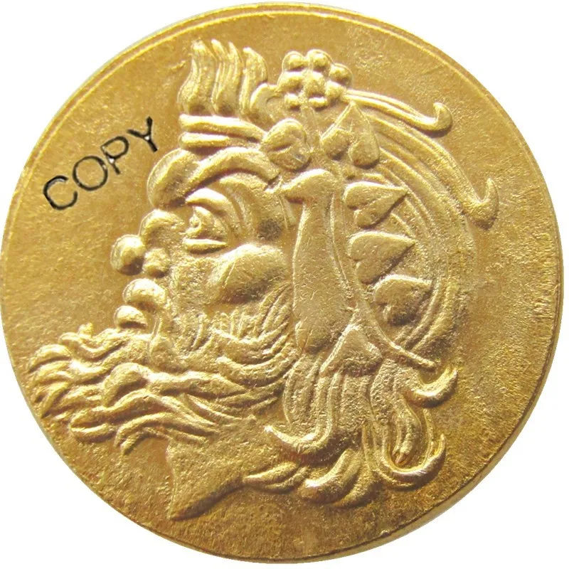 G(07)PANTIKAPAION в боспоре 340BC сертифицированная Золотая Античная греческая монета