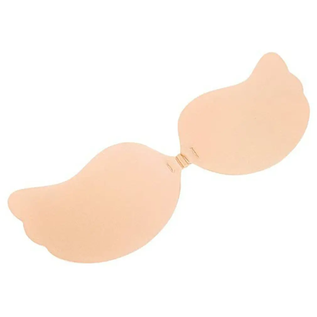 

Wing Shape Sticky Bra Silicone Breathable Strapless Bra Adhesive Push Up Invisible Backless Bras For Women
