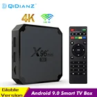 Мини-ТВ-приставка X96, Android 9, Amlogic S905W4, 4 ядра, 4K, X96